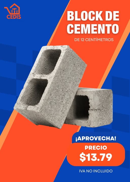 Oferta de block y cemento