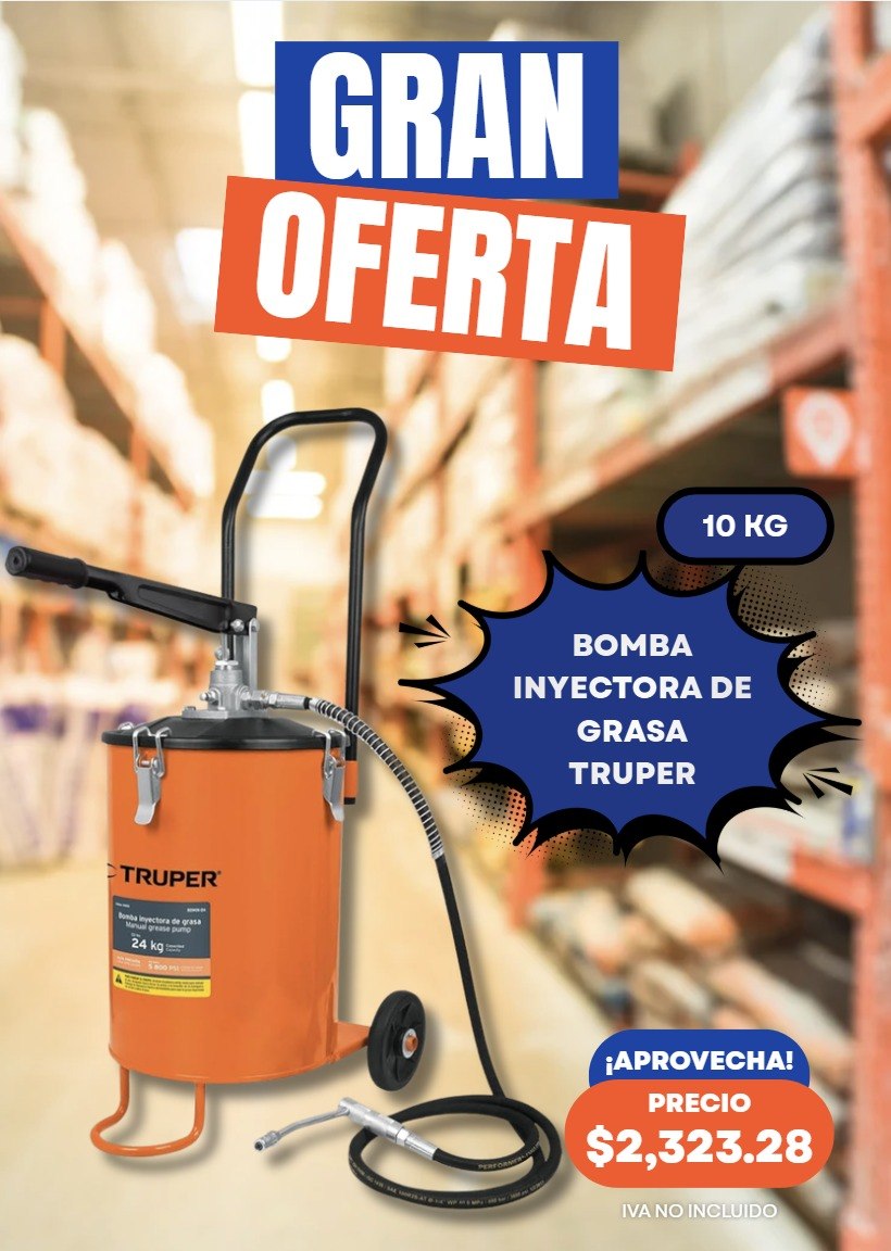 Oferta de Inyector de Grasa Truper 10KG