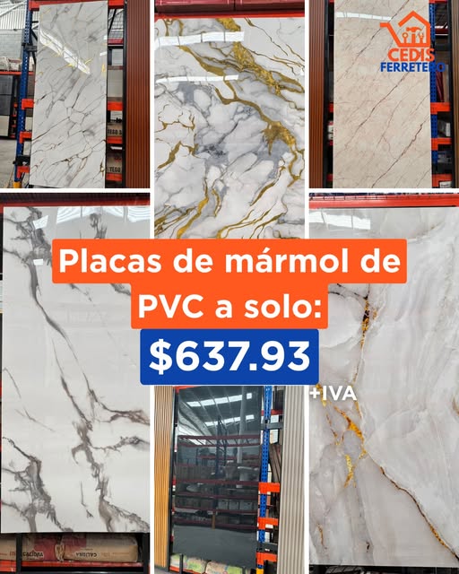 Oferta de placas tipo mármol